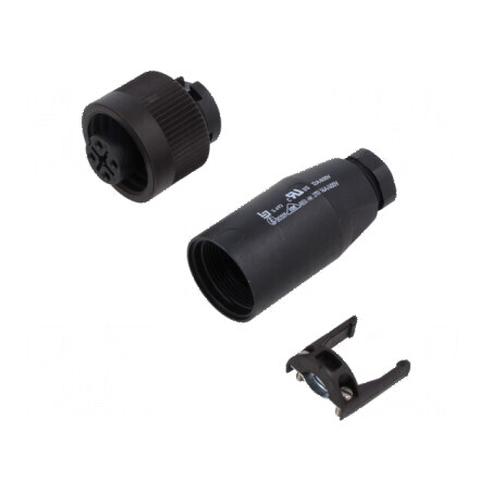Conector circular cu 4 pini - 400V | Electronic-mag.ro | Componente Electronice