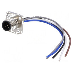 Conector M12 PIN 5 tată pentru A-DeviceNet / CANopen IP67 | Electronic-mag.ro | Componente Electronice