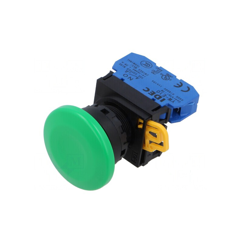 Comutator acţionat prin apăsare verde | Electronic-mag.ro | Componente Electronice