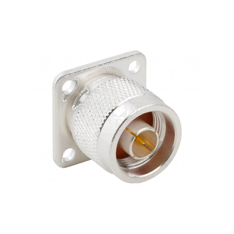 Conector N soclu tată drept aurit | Electronic-mag.ro | Componente Electronice