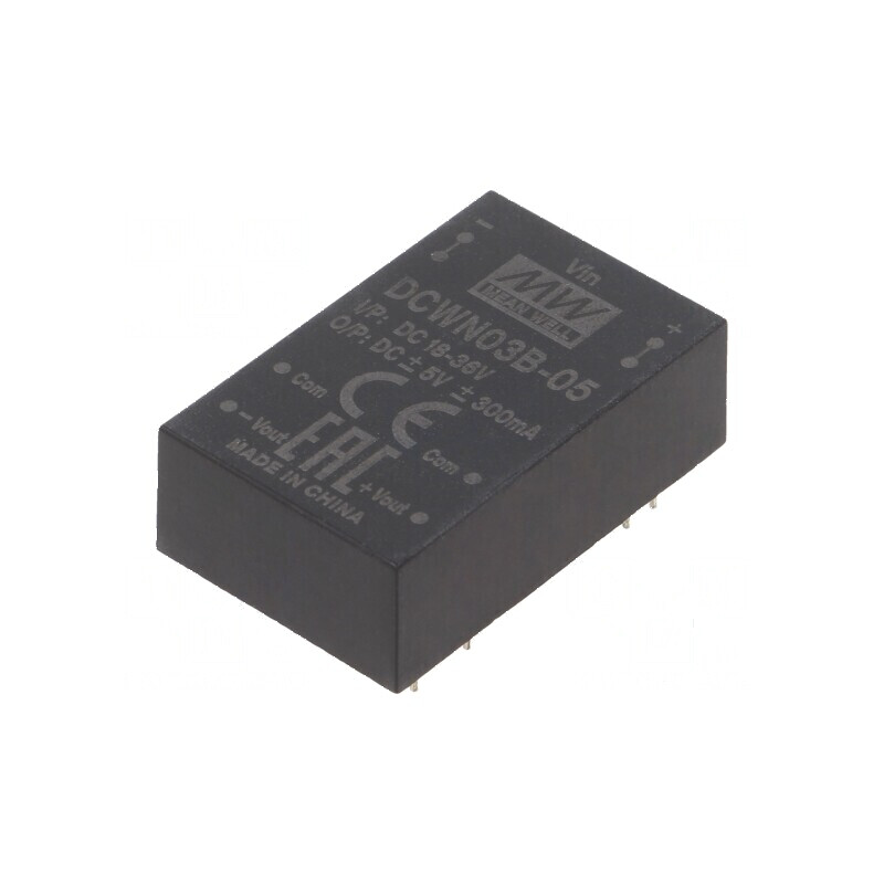 Convertor DC/DC 3W 18-36V la 5V/-5V DIP24 | Electronic-mag.ro | Componente Electronice Convertor DC/DC 3W 18-36V la 5V/-5V DIP24 | Electronic-mag.ro | Componente Electronice