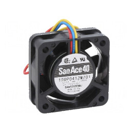 Ventilator axial DC 12VDC 40x40x15mm 9m3/h 24dBA | Electronic-mag.ro | Componente Electronice