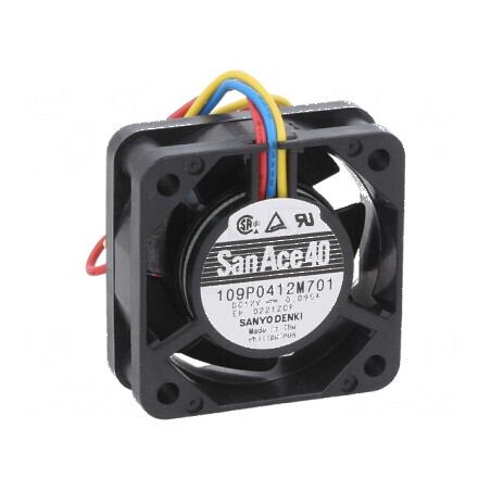 Ventilator axial DC 12VDC 40x40x15mm 9m3/h 24dBA | Electronic-mag.ro | Componente Electronice