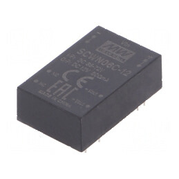 Adaptor DC/DC 6W 36-72V la 12VDC 500mA DIP24 | Electronic-mag.ro | Componente Electronice