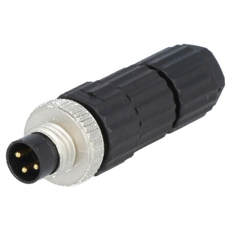 Conector M8 tată PIN 3 pe cablu mufă E 4A Filet M8 | Electronic-mag.ro | Componente Electronice