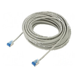 Patch cord U/FTP 6a litat Cu LSZH gri 15m | Electronic-mag.ro | Componente Electronice