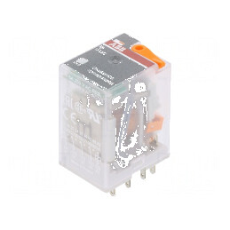 Releu electromagnetic 4PDT Ubobină 12VAC Icontacte max 6A | Electronic-mag.ro | Componente Electronice