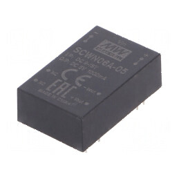Convertor DC-DC 6W 9-18V la 5VDC 1000mA DIP24 | Electronic-mag.ro | Componente Electronice