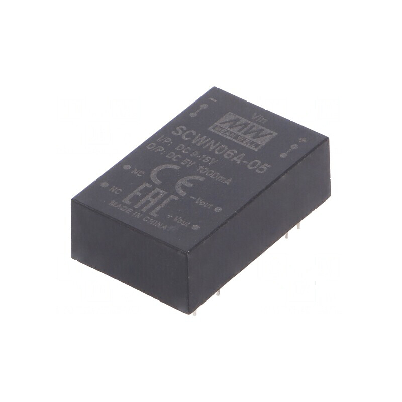 Convertor DC-DC 6W 9-18V la 5VDC 1000mA DIP24 | Electronic-mag.ro | Componente Electronice