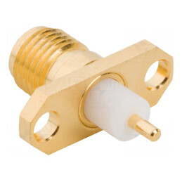 Conector SMA 50Ω lipire PTFE aurit | Electronic-mag.ro | Componente Electronice