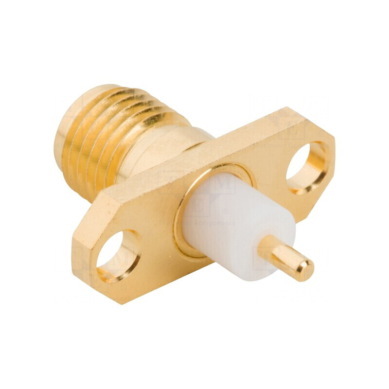 Conector SMA 50Ω lipire PTFE aurit | Electronic-mag.ro | Componente Electronice
