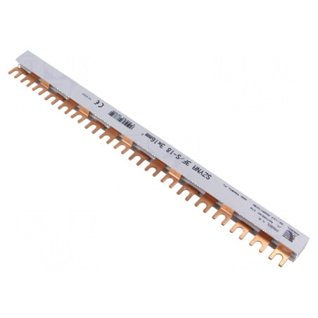 Bară colectoare 16mm2 Poli: 3 Unom: 400V 100A tip pieptene - Bară colectoare 16mm2 3 poli 400V 100A | Electronic-mag.ro | Componente Electronice