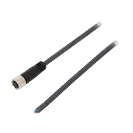 Cablu de conectare M8 PIN: 3 drept 3m | Electronic-mag.ro | Componente Electronice