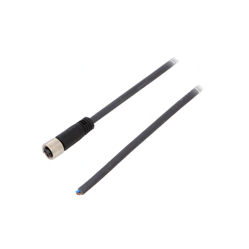 Cablu de conectare M8 PIN: 3 drept 3m | Electronic-mag.ro | Componente Electronice