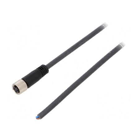 Cablu de conectare M8 PIN: 3 drept 3m | Electronic-mag.ro | Componente Electronice