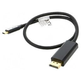 Adaptor DisplayPort 1.2 USB 3.2 0,5m negru | Electronic-mag.ro | Componente Electronice
