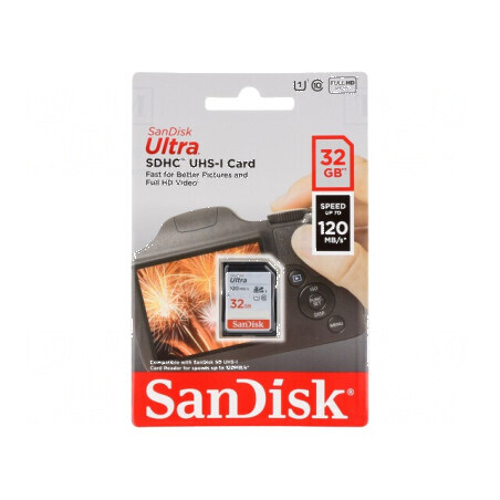 Card de memorie Ultra SDHC Class 10 UHS U1 32GB | Electronic-mag.ro | Componente Electronice