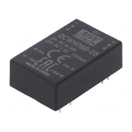 Convertor DC/DC 6W 18-36V to 5V/-5V DIP24 | Electronic-mag.ro | Componente Electronice