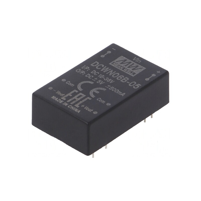 Convertor DC/DC 6W 18-36V to 5V/-5V DIP24 | Electronic-mag.ro | Componente Electronice