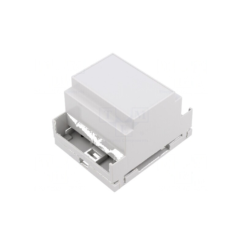 Carcasă pentru şină DIN gri deschis | Electronic-mag.ro | Componente Electronice