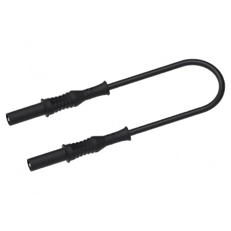 Cablu de măsurare 12A mufă banană 4 mm din ambele părţi | Electronic-mag.ro | Componente Electronice
