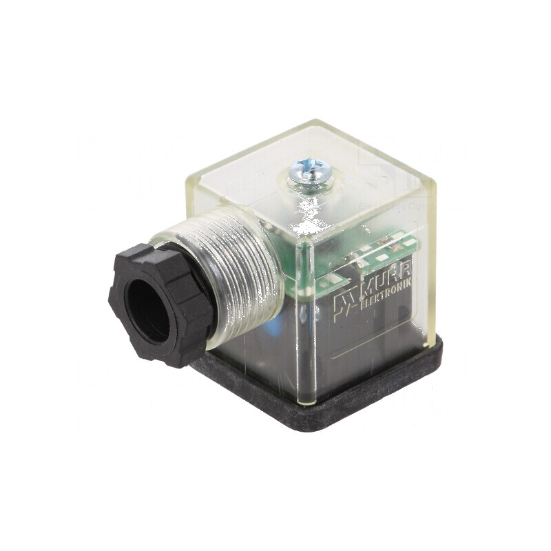 Conector cu valvă mufă format A 18mm mamă PIN 3 în unghi 90° | Electronic-mag.ro | Componente Electronice