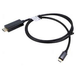 Adaptor USB-C la HDMI 1m negru | Electronic-mag.ro | Componente Electronice