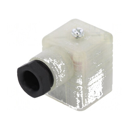 Conector cu valvă mufă format A 18mm mamă PIN 3 în unghi 90° | Electronic-mag.ro | Componente Electronice