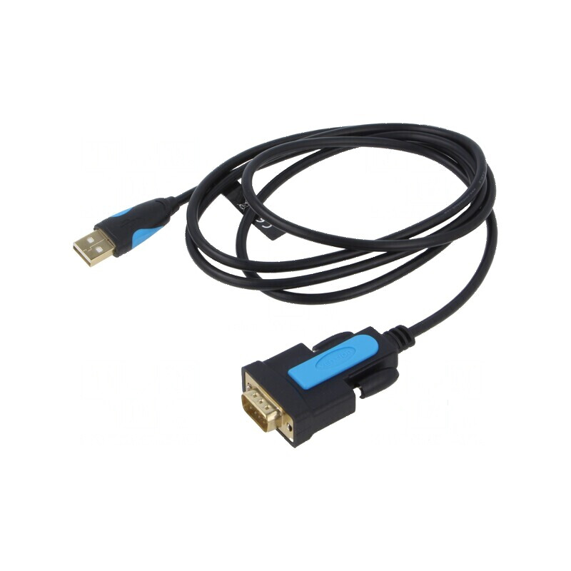 Cablu convertor USB-RS232 D-Sub 9pin, USB A PVC 1,5m | Electronic-mag.ro | Componente Electronice Cablu convertor USB-RS232 D-Sub 9pin, USB A PVC 1,5m | Electronic-mag.ro | Componente Electronice