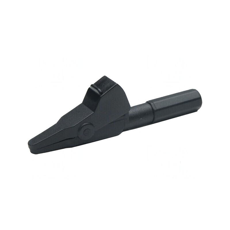 Bornă crocodil 20A neagră - Capacitate prindere max. 7mm | Electronic-mag.ro | Componente Electronice Bornă crocodil 20A neagră - Capacitate prindere max. 7mm | Electronic-mag.ro | Componente Electronice