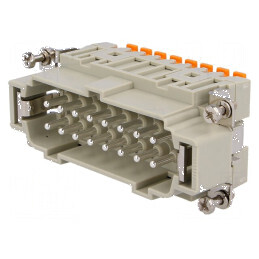 Conector: HDC inserturi de contact tată CSH PIN: 16 16 PE 16A | Electronic-mag.ro | Componente Electronice