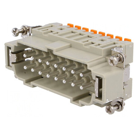 Conector: HDC inserturi de contact tată CSH PIN: 16 16 PE 16A | Electronic-mag.ro | Componente Electronice
