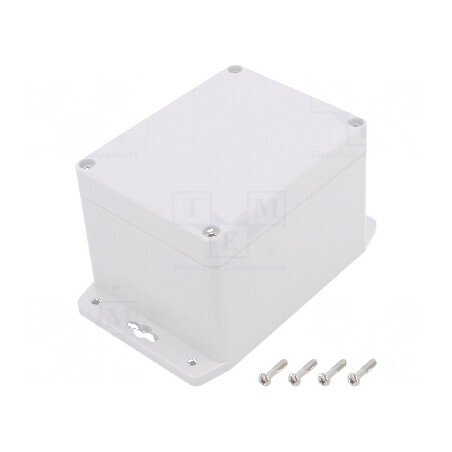 Carcasă universală cu lame de fixare | Electronic-mag.ro | Componente Electronice