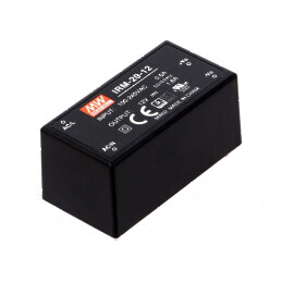 Convertor AC/DC 21,6W 85÷264VAC Ualim: 120÷370VDC Uieş: 12VDC | Electronic-mag.ro | Componente Electronice