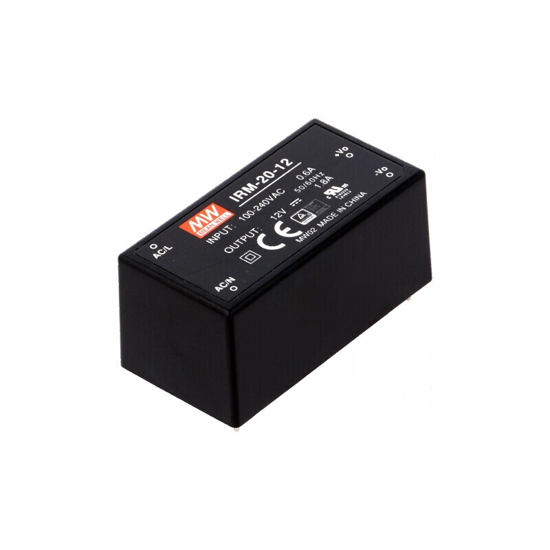 Convertor AC/DC 21,6W 85÷264VAC Ualim: 120÷370VDC Uieş: 12VDC | Electronic-mag.ro | Componente Electronice Convertor AC/DC 21,6W 85÷264VAC Ualim: 120÷370VDC Uieş: 12VDC | Electronic-mag.ro | Componente Electronice