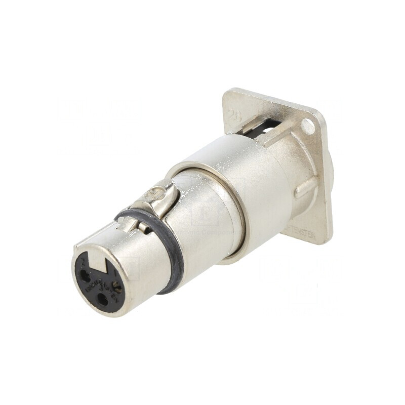 Adaptor XLRMD 3-pole la XLRF | Electronic-mag.ro | Componente Electronice