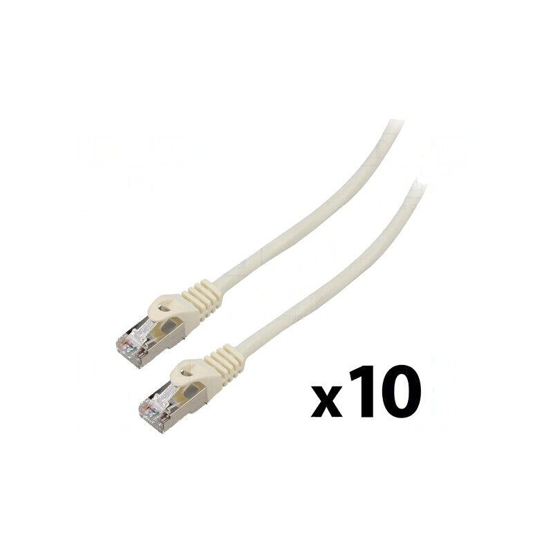 Patch cord F/UTP 6 litat CCA PVC alb 1,5m 26AWG Fire: 8 - Patch cord alb 1,5m | Electronic-mag.ro | Componente Electronice