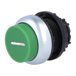 Comutator acţionat prin apăsare 22mm verde | Electronic-mag.ro | Componente Electronice