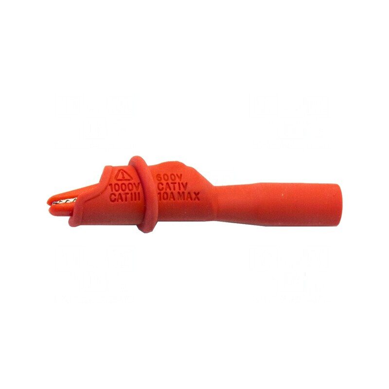 Bornă crocodil roşie 8,9mm 10A 1kV | Electronic-mag.ro | Componente Electronice Bornă crocodil roşie 8,9mm 10A 1kV | Electronic-mag.ro | Componente Electronice