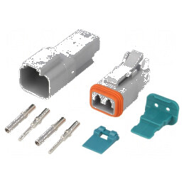 Conector cablu-cablu tată mamă AT 2 pini 13A | Electronic-mag.ro | Componente Electronice