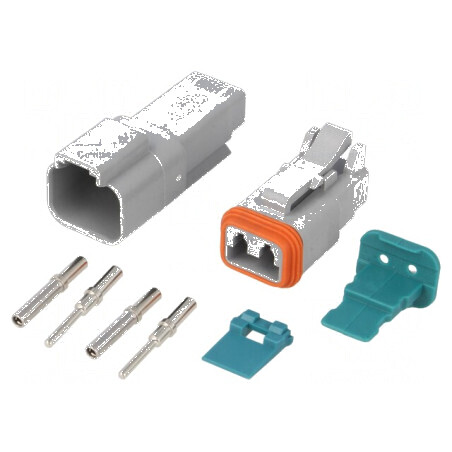 Conector cablu-cablu tată mamă AT 2 pini 13A | Electronic-mag.ro | Componente Electronice