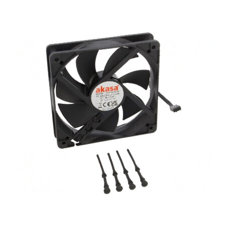 Ventilator DC axial 120x120x25mm 32dBA 12VDC | Electronic-mag.ro | Componente Electronice