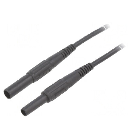 Cablu de măsurare soclu banană 4mm 19A | Electronic-mag.ro | Componente Electronice