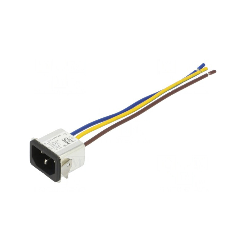 Conector alimentare AC 10A 250VAC IEC 60320 | Electronic-mag.ro | Componente Electronice