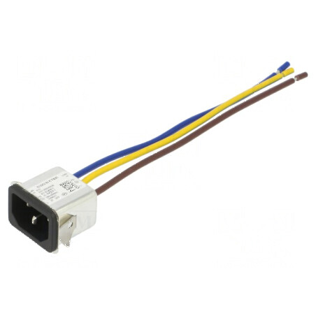 Conector alimentare AC 10A 250VAC IEC 60320 | Electronic-mag.ro | Componente Electronice