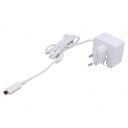 Alimentator Raspberry Pi 3 alb 1,5m 100-240VAC | Electronic-mag.ro | Componente Electronice