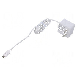 Alimentator Raspberry Pi 3 alb 1,5m 100-240VAC | Electronic-mag.ro | Componente Electronice