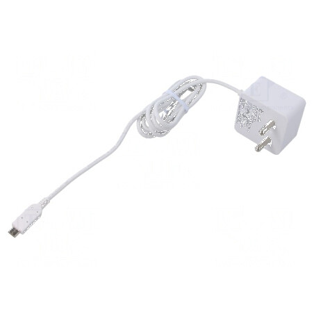 Alimentator Raspberry Pi 3 alb 1,5m 100-240VAC | Electronic-mag.ro | Componente Electronice