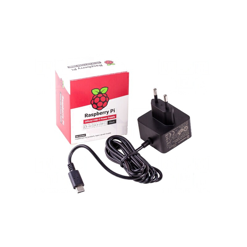 Alimentator compatibil Raspberry Pi 4 și 400, negru | Electronic-mag.ro | Componente Electronice