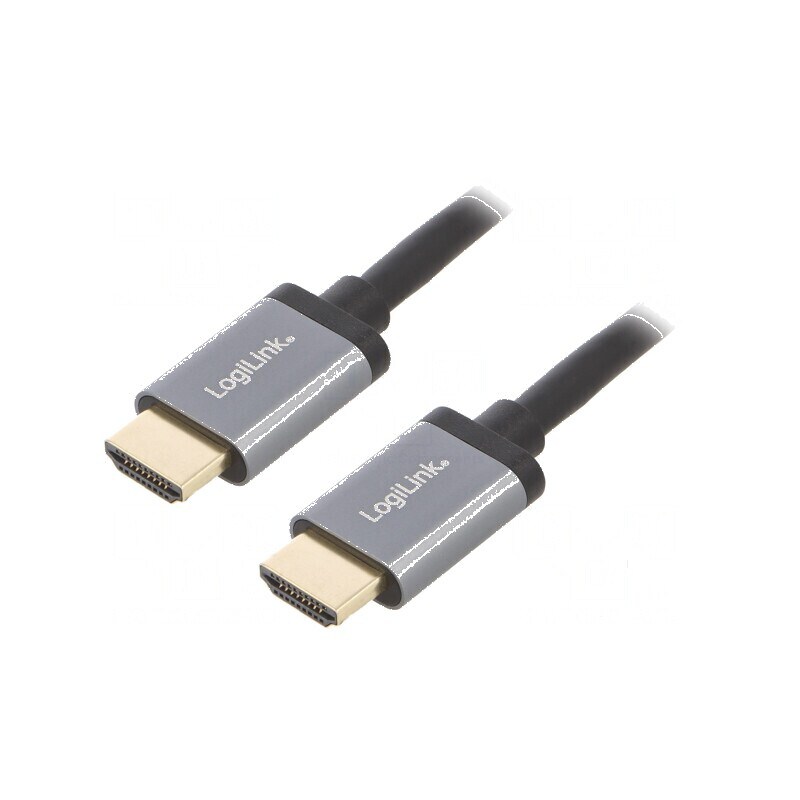Cablu HDMI 2.0 HDCP, 3m, negru, mufă HDMI din ambele părţi | Electronic-mag.ro | Componente Electronice